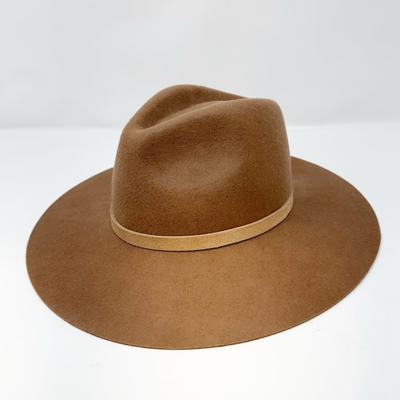 Lack of Color The Grove Fedora Hat Brown Wool w/ Suede Leather Band Sz Small - Picture 7 of 14
